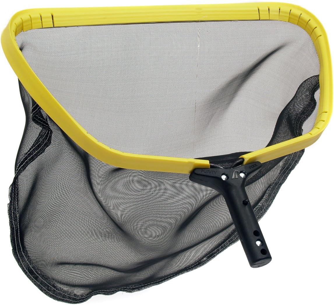 PPTD 18-Inch Open-Mouth Professional Leaf Rake, Gold/Black