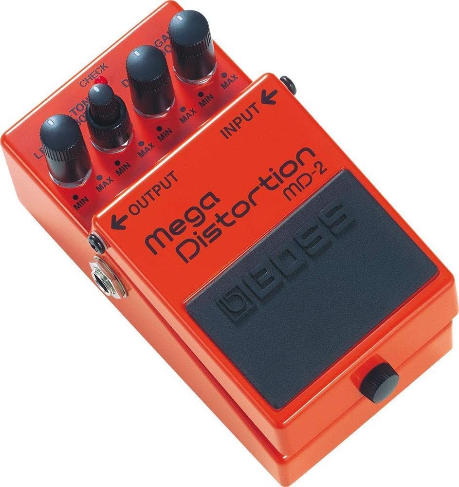 BOSS Md-2 Mega Distortion; Extreme, Low-End Distortion for Modern Metal And Hard Rock