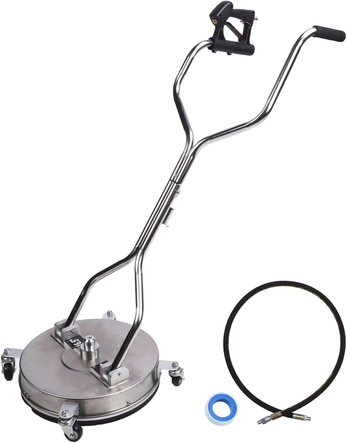 16.5in Surface Cleaner Stainless Steel Pressure Washer Surface Cleaner Pressure Washers for Driveway, Sidewalk, Garden