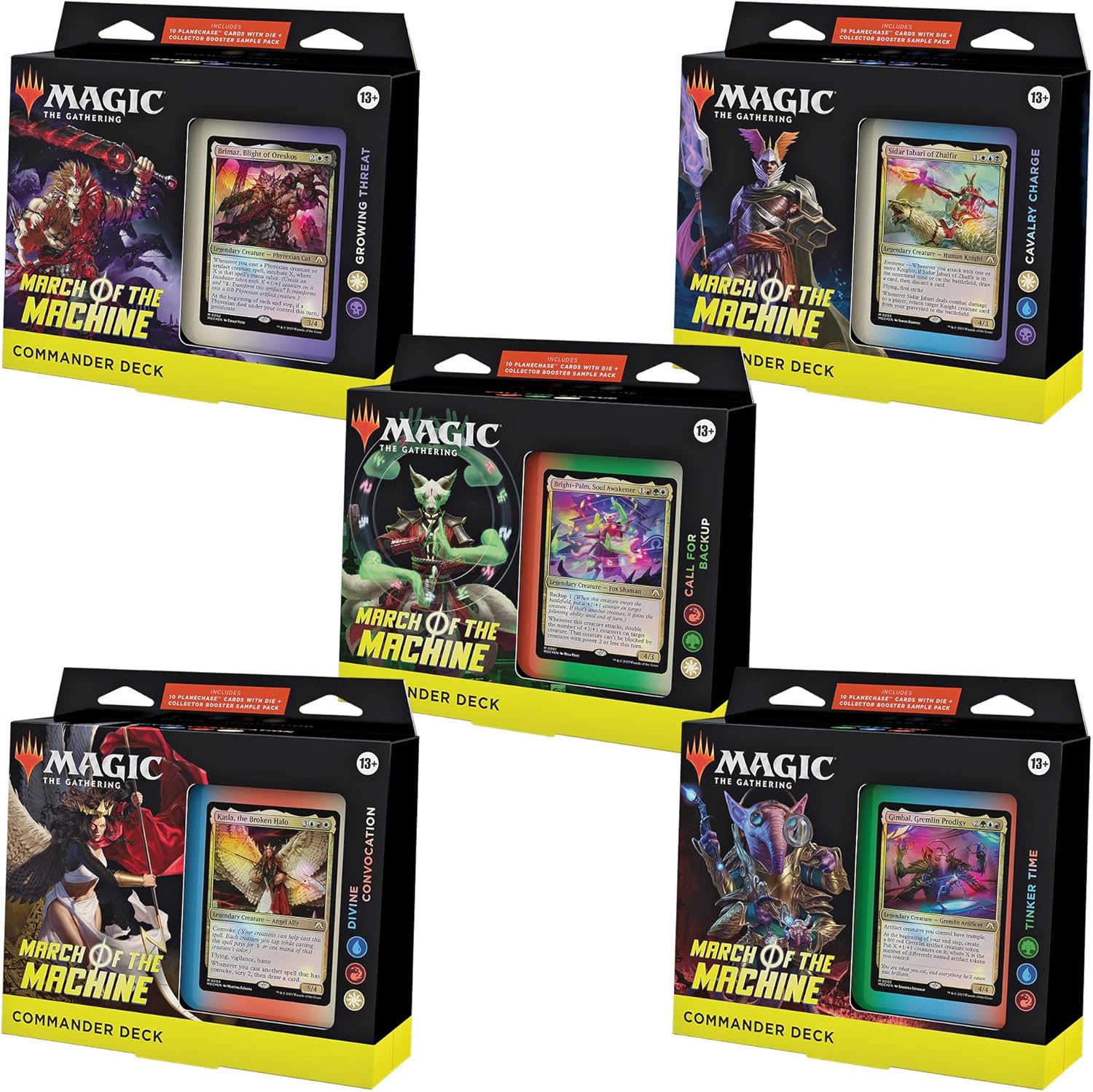Magic: The Gathering March of the Machine Commander Deck Bundle – 5 Deck Set