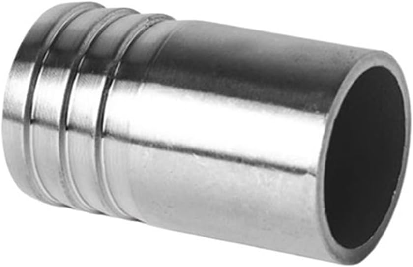 Revive Furniture 6mm 8mm 10mm 12mm 13mm 14mm 16mm 18mm 19mm 20mm 26mm 32mm Hose Barb 304 Stainless Steel Pipe Fitting Connector Adapter Coupler(113MM_THREAD)
