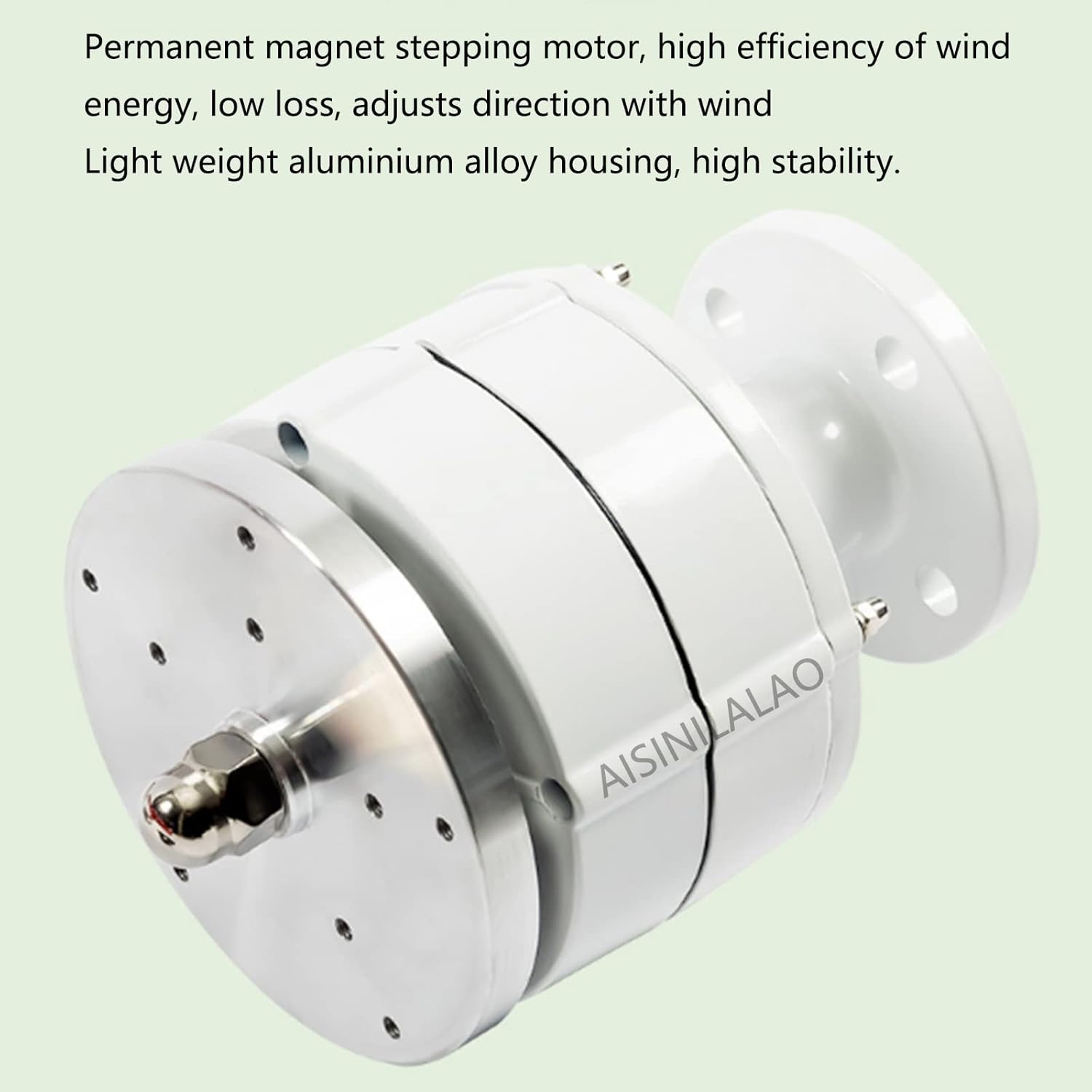 3000W No Noise Wind Power Turbines Generator Kit, 12V 24V 48V 5 Blades Windmill Lantern Vertical Axis Wind Turbine Generator for Home Hybrids Streetlight