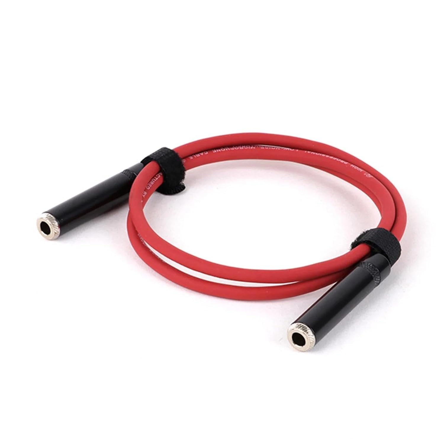 Pro Audio Cable 1/4 Female to 1/4 Female Coupler,6.35mm Adapter Connector Extend 6.5 Stereo Cable Cord for Guitar Speaker Amplifier(Red,10m)