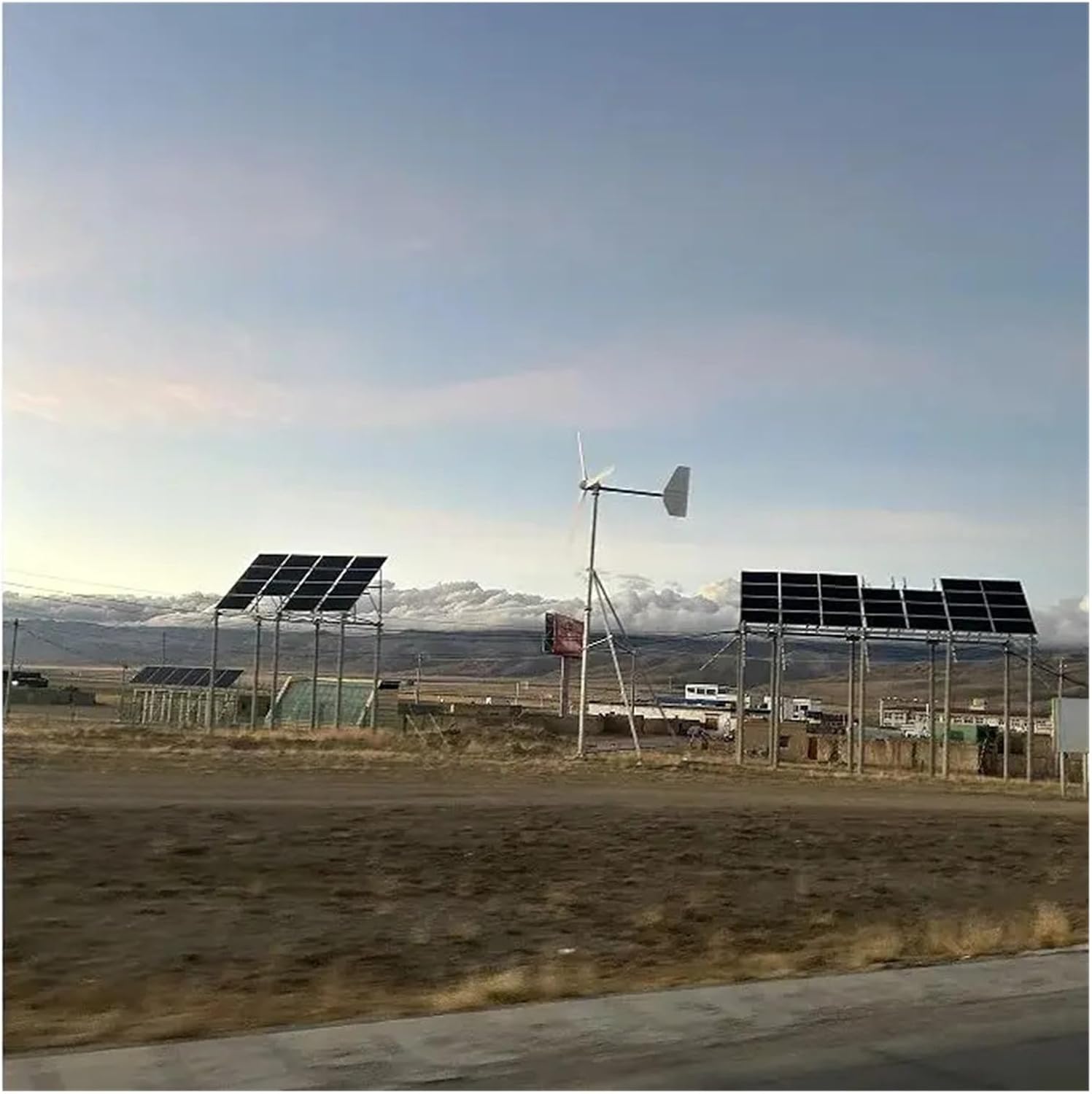 Wind Turbine Generator Kit, 1500W 12V 24V 48V 3 Blades Horizontal Wind Turbine nerator Windmill High Efficiency for Hybrid Solar Wind System(12V)