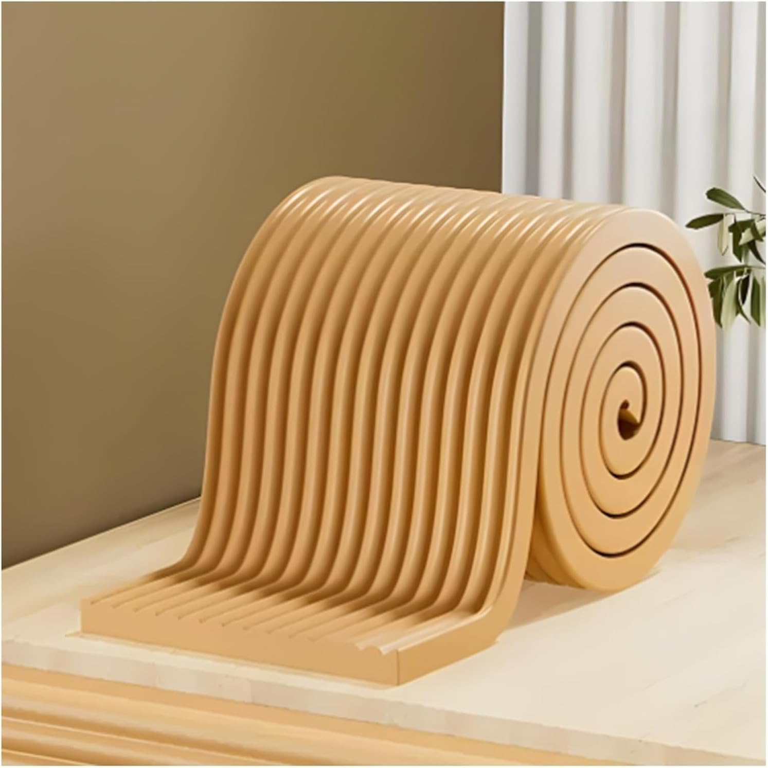 Furniture Edge Corner Guards, Furniture Corner Protectors Edge Guards Adhesive Foam Padding for Fireplace Table Stair Garage Wall Protection(Woody,6m)