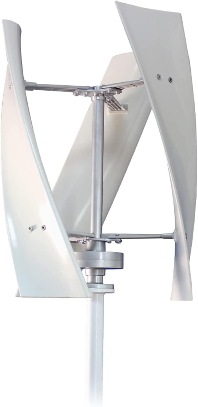 LiuSj JUnSt 8000W Wind Vertical Turbine Generator, 12V 24V 48V with Controller and 220 Voltage Conversion Inverter No Noise Wind Turbine (White)