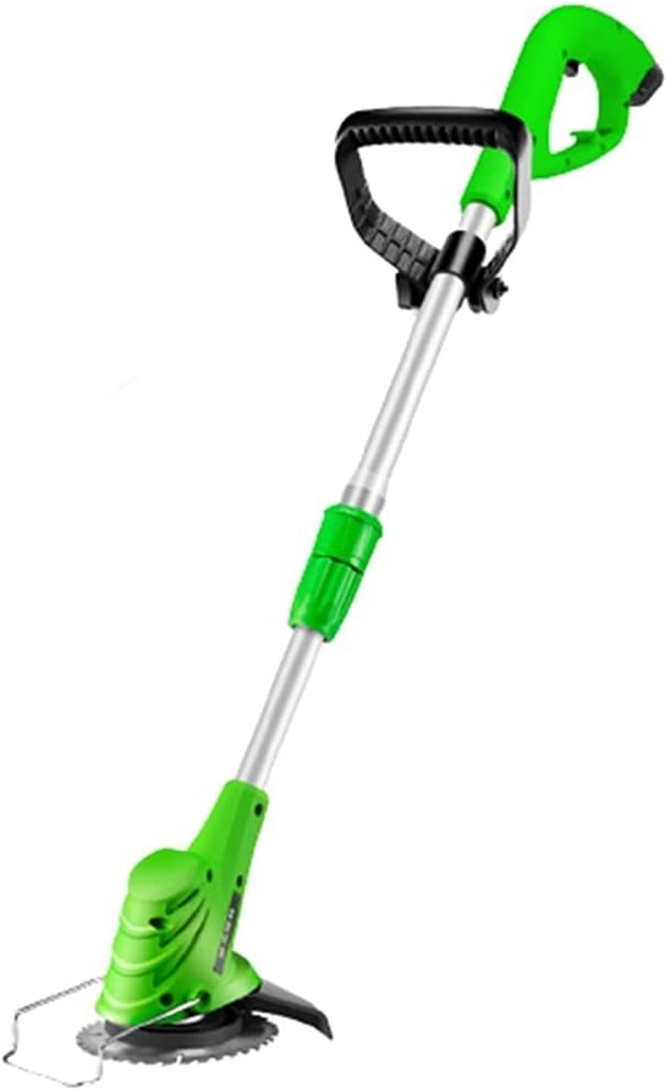 Lawn Mowers Household Lawn Mower New Metal Material Handheld Lawn Mower Small Electric Lawn Mower Lightweight and Convenient Household Lawn Mower (Gre (Green 2000mA) (Green 4000mA)