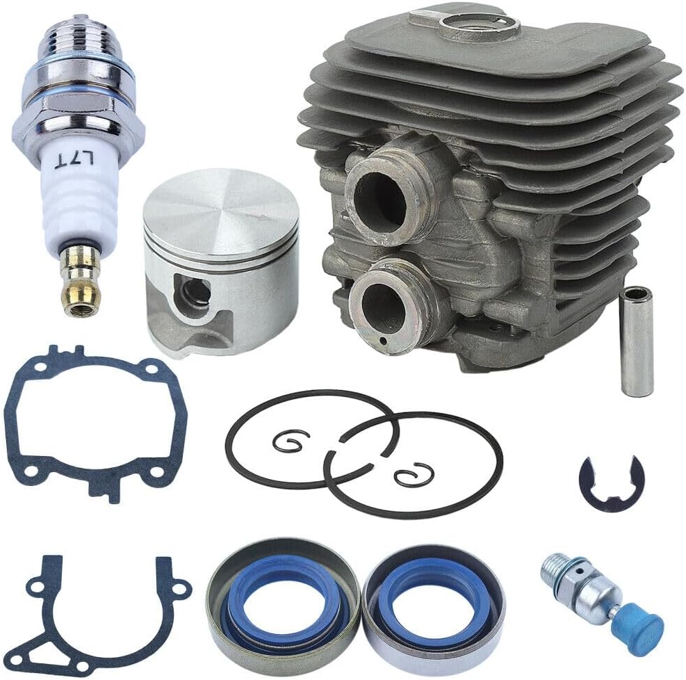 Replacement Spare Part for Chainsaw 50mm Cylinder Piston Kit for Stjhl TS410 TS420 Cut Off Saws Spark Plug Gasket