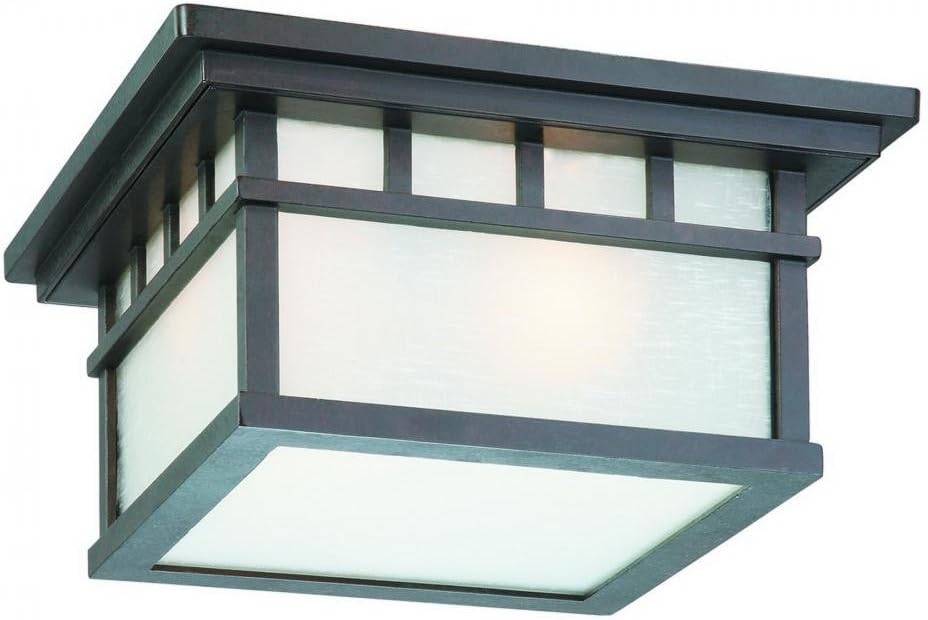 Dolan Designs 9119-34 2Lt Olde World Iron Barton 2 Ceiling Light, Bronze/Dark