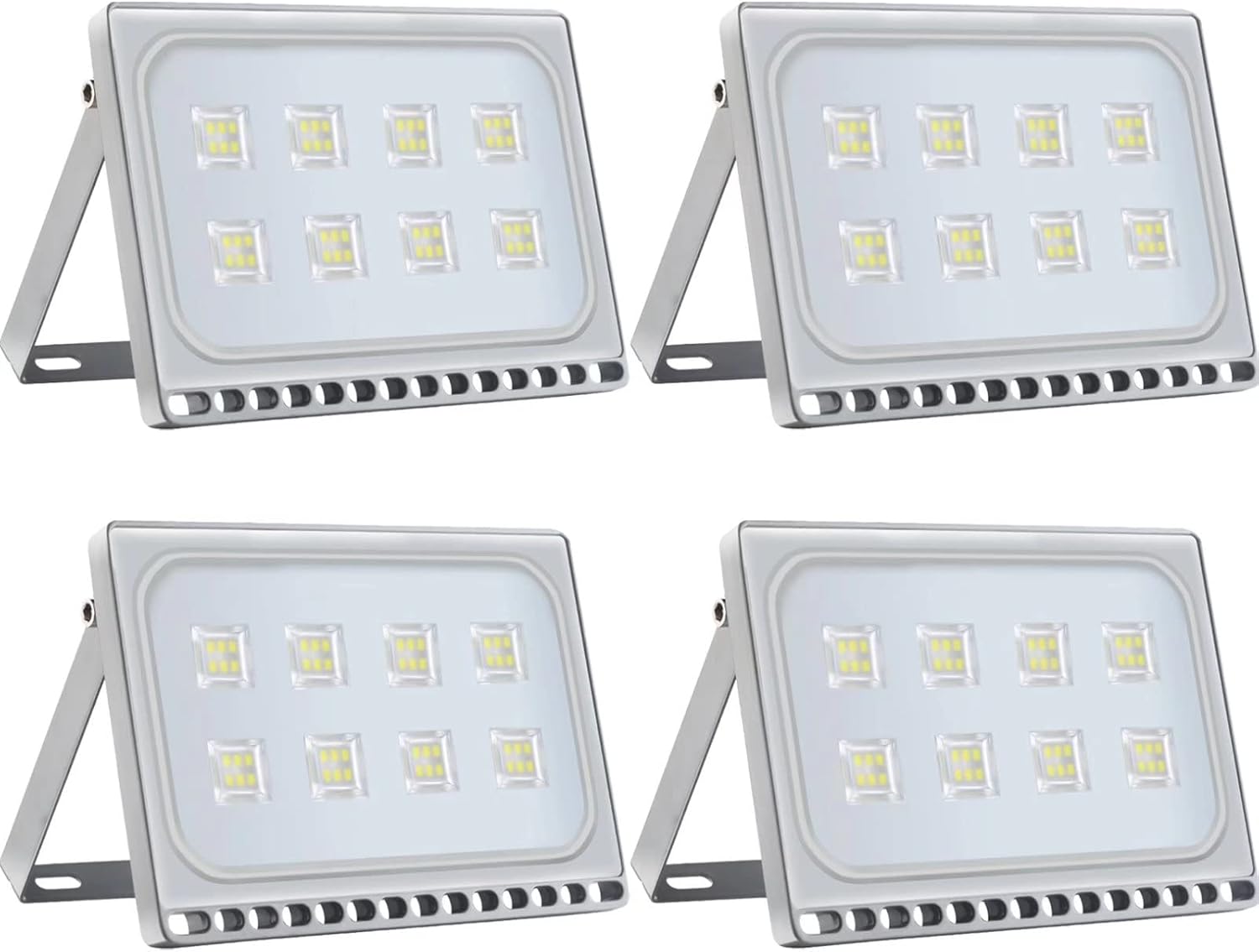 50W Floodlight Outdoor, 6000-6500K Security Light, 4000LM Super Bright Spotlight, Ultra Thin IP65 Waterproof Wall Light for Garden, Patio, Backyard, Rooftop