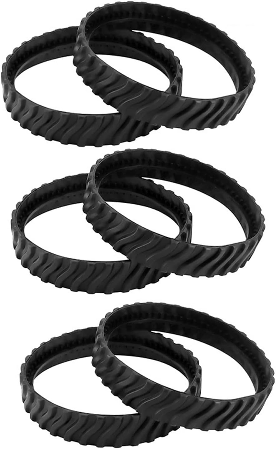 Pool Cleaner Tuning Kit Rebuild Kit,Compatible for Zodiac R0526100 MX8 MX6 Swimming Pool Cleaner Replacement Tire Track Wheel(6PCS)