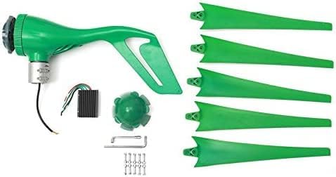 CAJUCA 5 Blades 1800W Wind Turbines Generator, Horizontal Wind Generator with Charge Controller Windmill Energy Turbines Charge