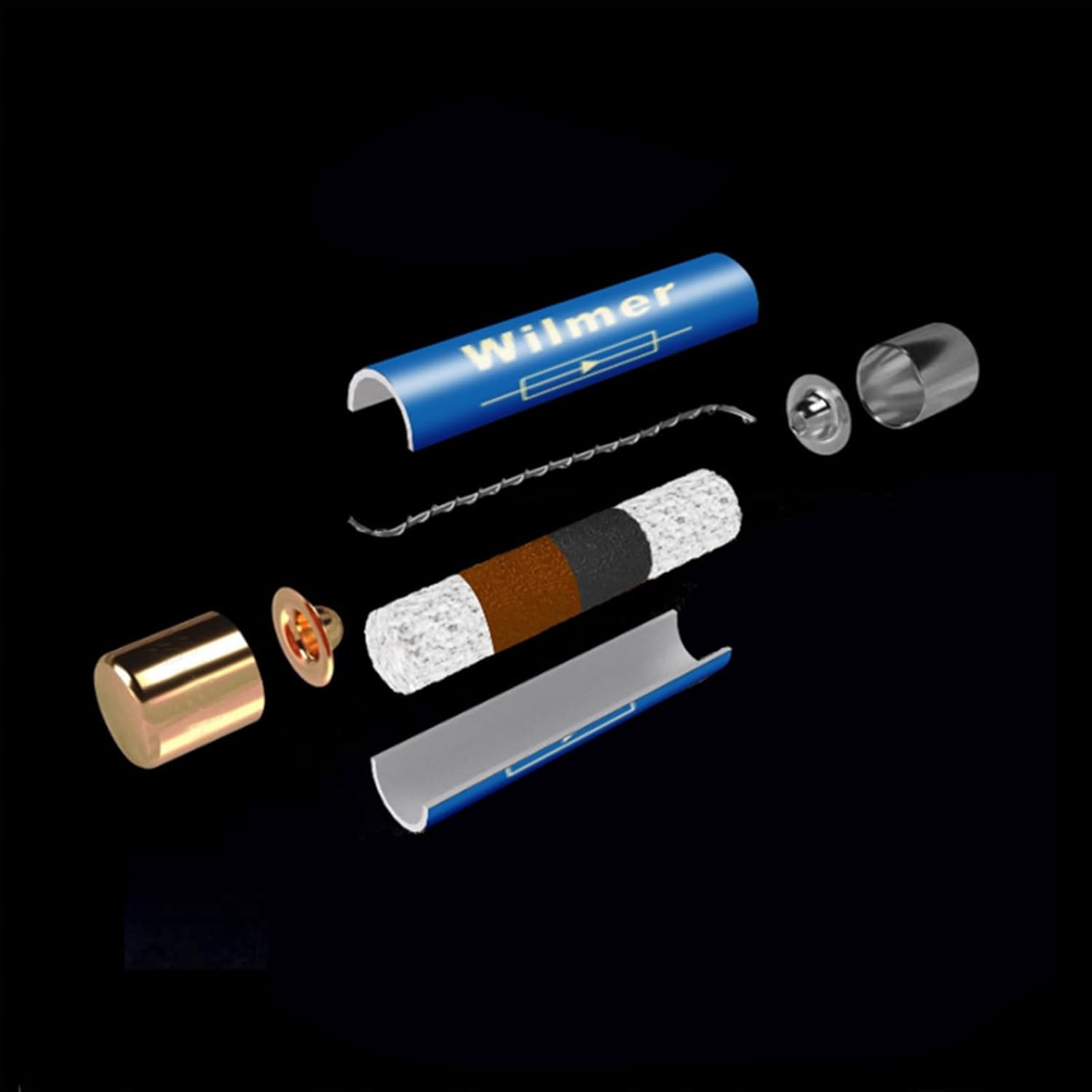 1PCS 5 * 20mm HiFi Graphene Nano Quantum Fuse CD Audio Amplifier Tube Amp Fuse Slow Blow Fuse (Color : Red Knight 8A)