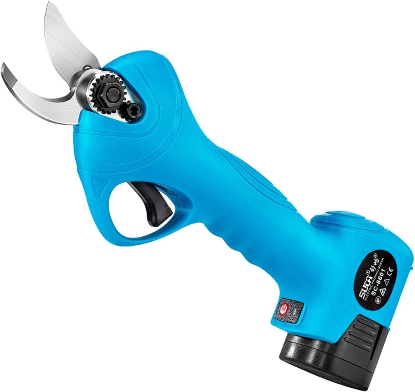 Professional Electric Pruning Shears 16.8V Li-ion Battery Rechargeable Electric Cordless Secateur Branch Cutter Pruning Shears for Sharp Cutting Tool 25mm Cutting D