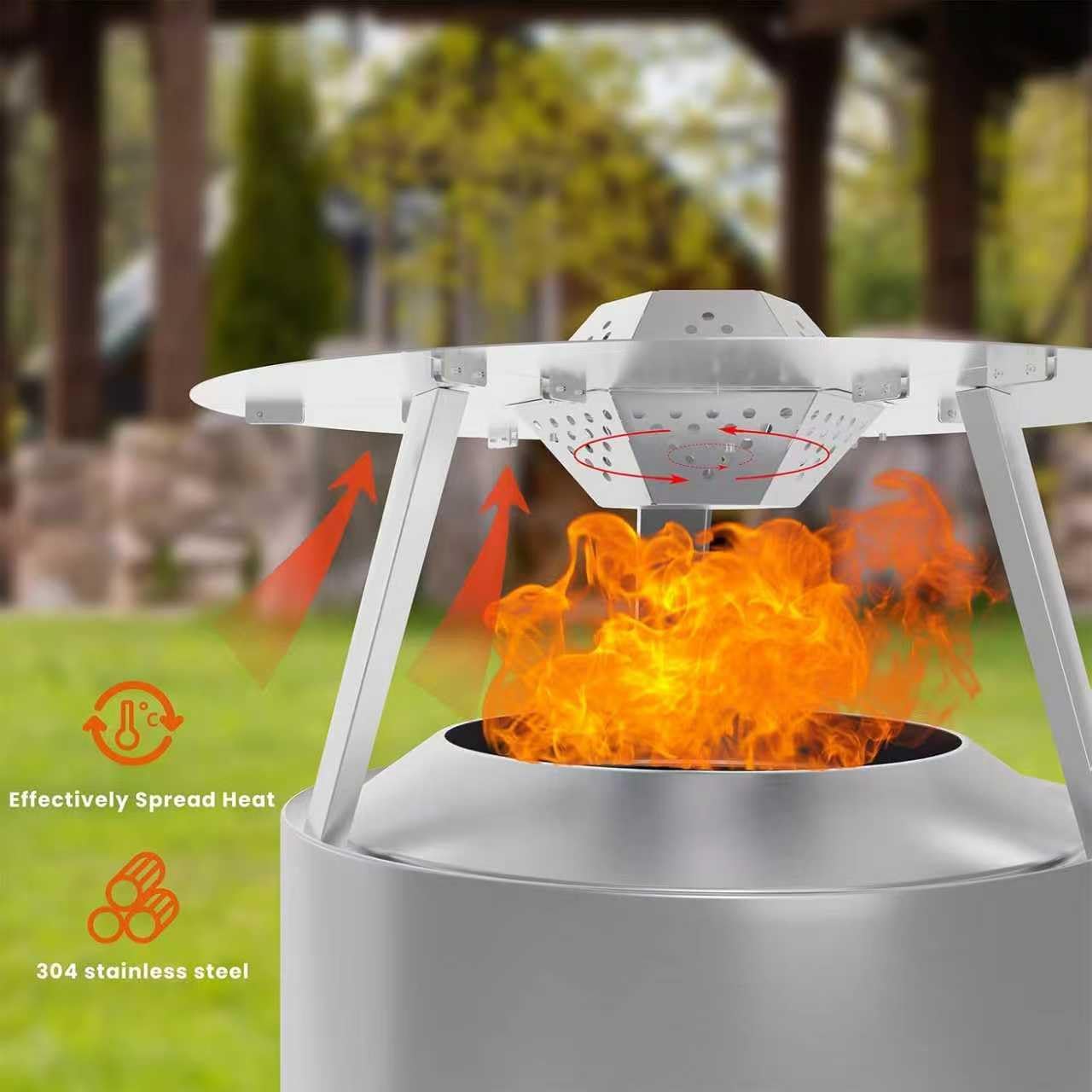 Heat Deflector for Solo Stove Yukon 27