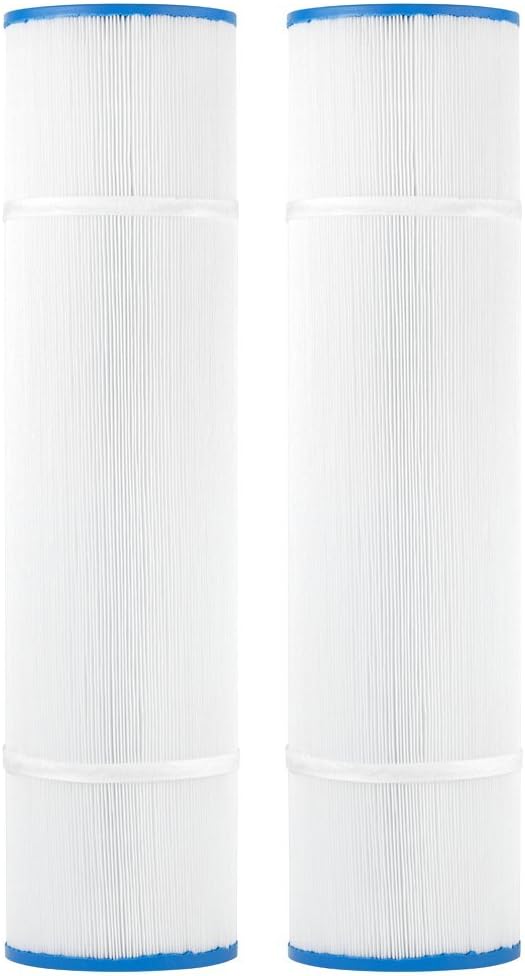 Doheny's PA811 Pool Spa Filter | Repl. Filters for Hayward Swim-Clear C3025, C3030 | Replaces Pleatco PA81, Unicel C-7483, Filbur FC-1225 | OD: 7”, Length: 19 5/8”, Top & Bottom Opening: 3” | 2-Pack