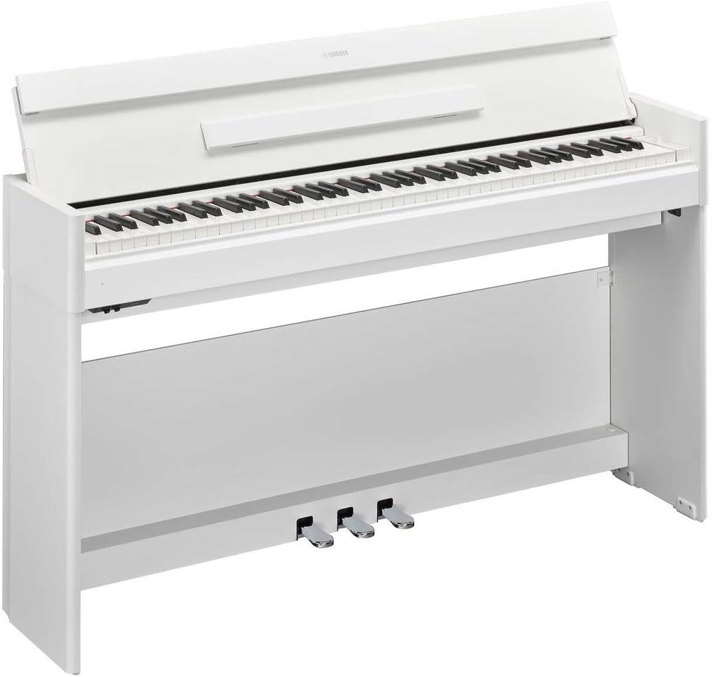 Yamaha YDPS54WH Arius Series Slim Digital Console Piano, Satin White