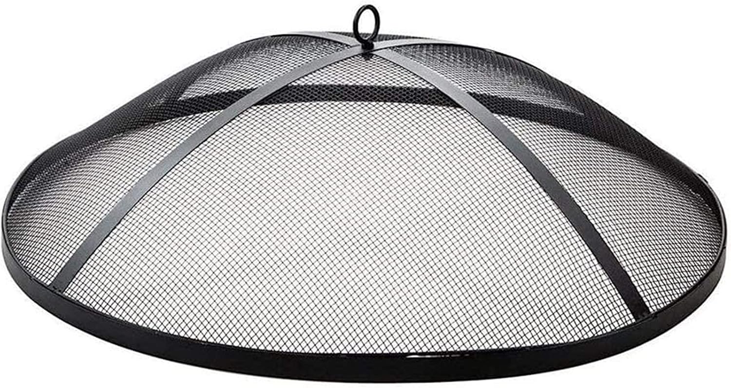 Fire Pit Wood Burning Wood Heating Faux Stone Brazier Patio Fire Pit Outdoor Grill and Spark Screen BBQ Stove Bonfire Stove Roasting Stove Brazier