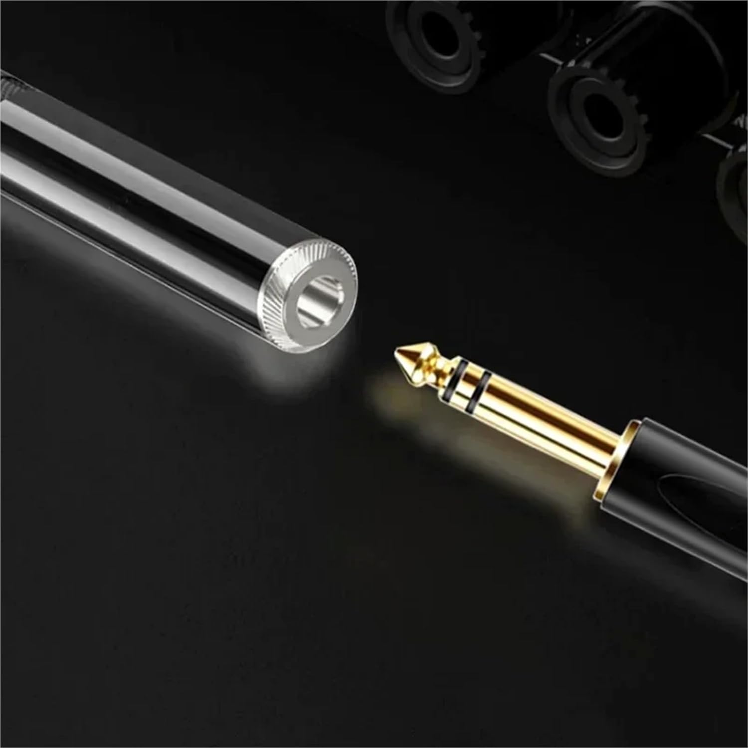 6.35mm Audio Extension Cable 1/4inch TRS Male to Female Adapter Stereo Cable for Headphone Microphone Amplifier Mixer Speaker(Female to Female,5m)