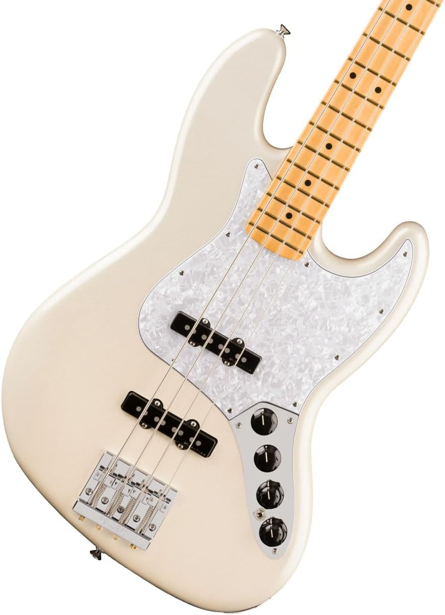 Fender Player II Modified Active Jazz Bass - Olympic Pearl, Maple Fingerboard