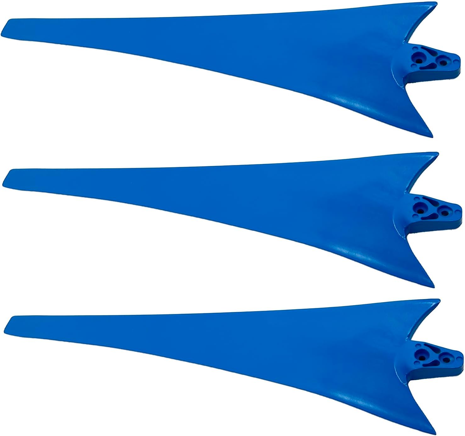 3-Blade Wind Turbine Blade 530mm-900mm Wind Blade Nylon Fiber Blade, Horizontal Axis Wind Turbine Blades Windmill Accessories for Replacement and Storage of Wind Turbine Blades,Blue,900mm