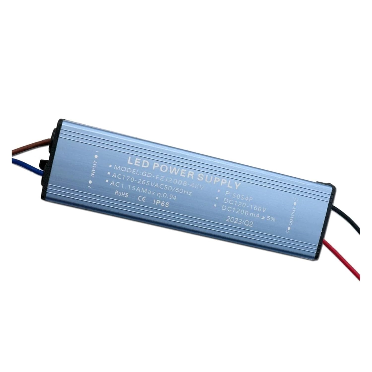 200W LED Driver DC120-160V 1200mA Power Supply Constant Current Control Lighting Transformer