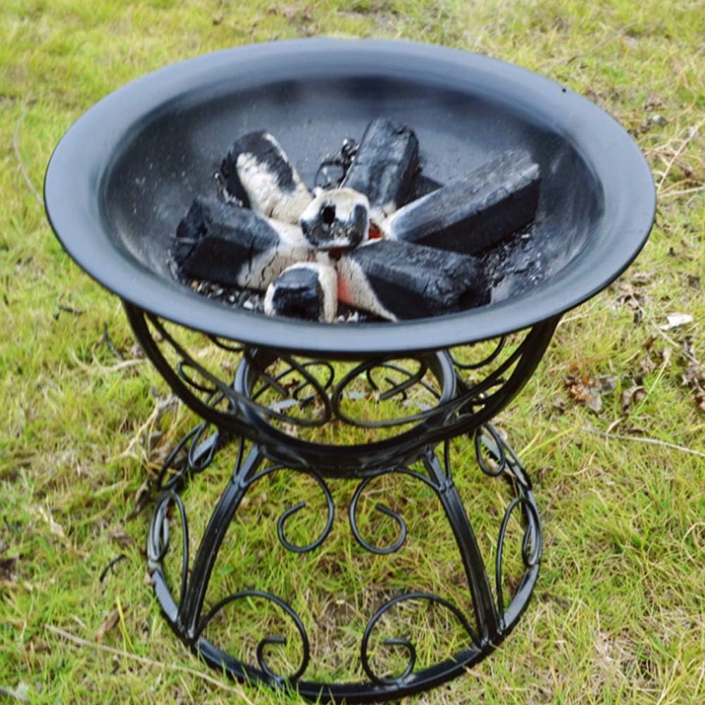 Fire Pit Patio Metal Firepit,BBQ Pit Patio Heater Stove Brazier Metal Outdoor