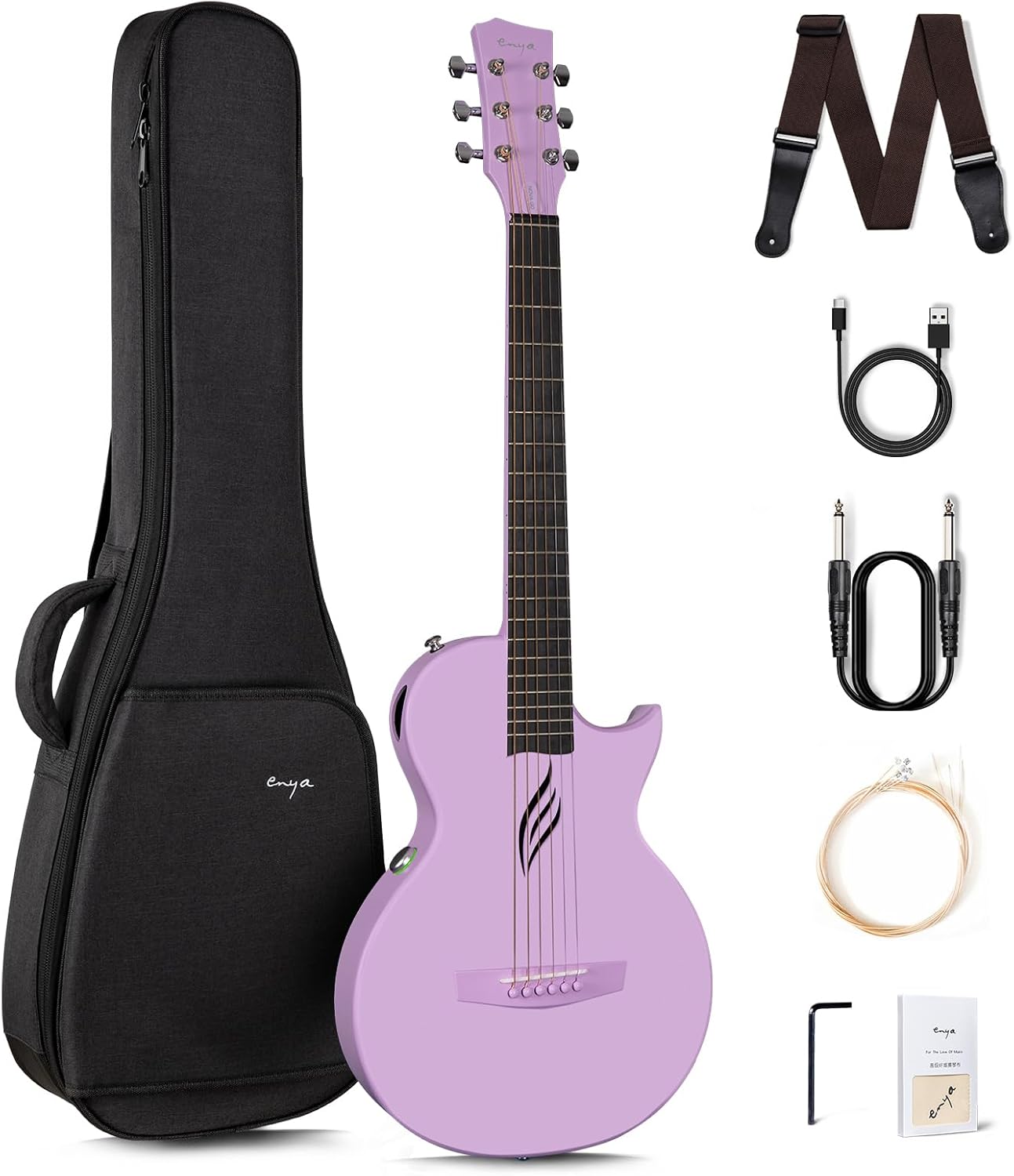 Enya NOVA GO SP1 Carbon Fiber Travel Guitar - 35