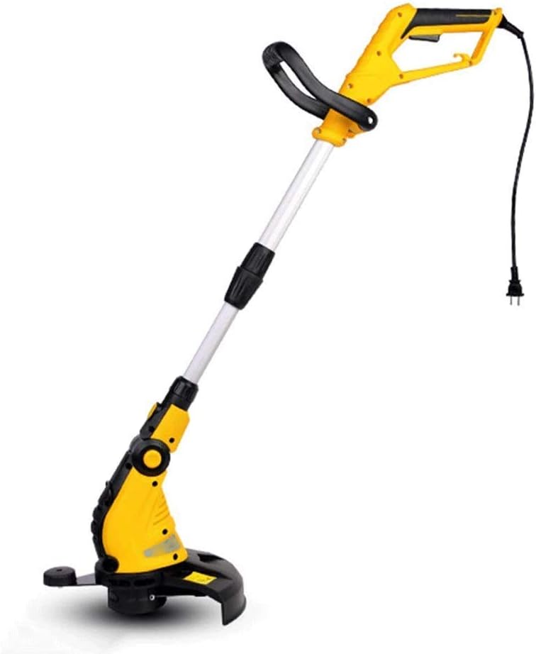 Rotary Mowers 450W Lawn Mower,Small and Portable Telescopic and Rotatable Lawn Mower,1-22Cm Adjustable Mowing Heights for GINOLEI