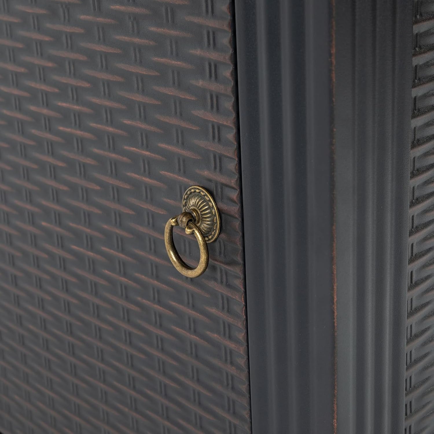 Penau 28inch Square Fire Pit Table, Steel Gas Fire Pit Table with Lid, 40000 BTU Heat Output, Durable Steel Construction, Outdoor Propane Fire Table