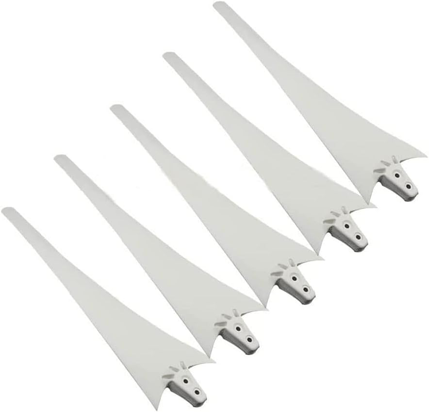 CAJUCA 550/580/600Mm Black/White Wind Generator Blades, High Strength Nylon Fiber Blade for Horizontal Wind Turbines