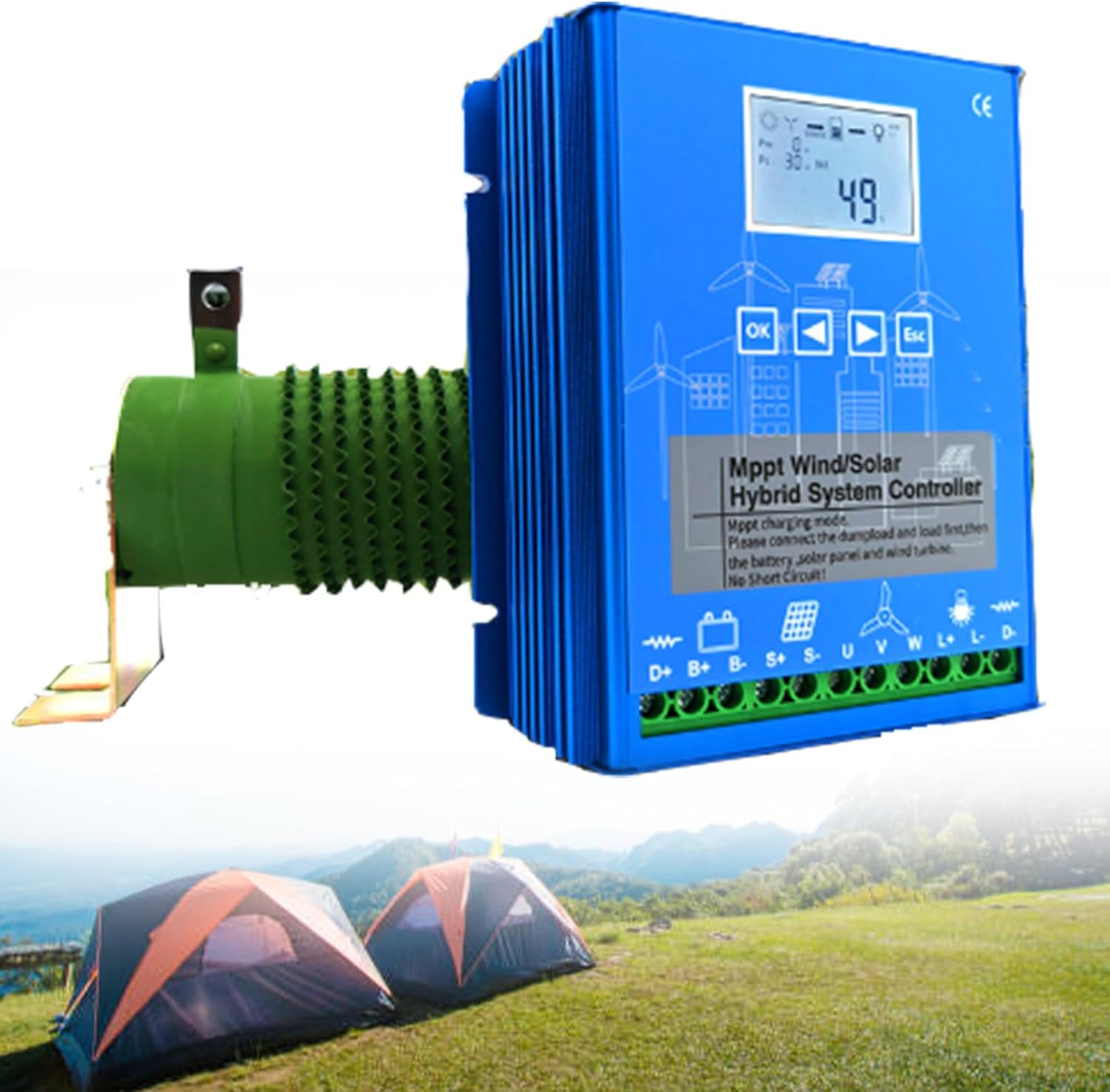 10000W MPPT Solar Wind Controller 12V/24V/48V, Auto Regulator for Wind Generator, Efficient Power Management, Renewable Energy Solution, High Performance Solar Charge Controller