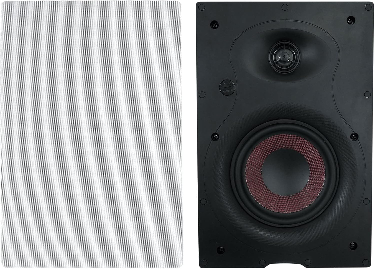 Rockville Pair WA658 240W in-Wall Speakers, 6.5