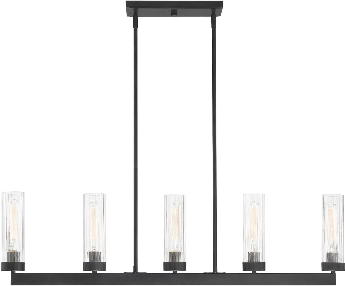 Designers Fountain 95038-IG Braden Pendant, 5-Light 300 Total Watts, Iron (Graphite)