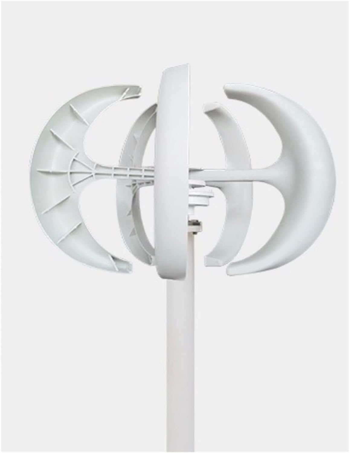 Wind Turbine Generator, 12V/24V 1000W 500W Wind Turbine Generator Lantern Vertical Axises Wind Generator For Residential Household Streetlight for Boats, Gazebos, Chalets, or Mobile Homes(Black,12V_50