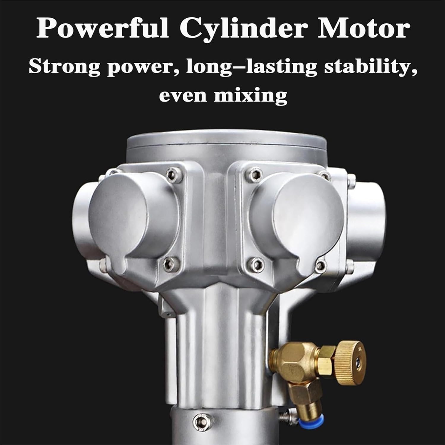 Pneumatic Paint Mixer1/2hp 50 Gallon Pneumatic Bracket Mixer, Automatic Paint Stirring Machine,Tank Barrel Clip Bracket Air Agitator Paint Mix Tool