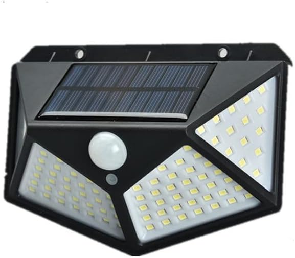 Solar Light Outdoor Garden Light Home Human Body Induction Outdoor Street Light Four-Sided Solar Wall Light(22cm)