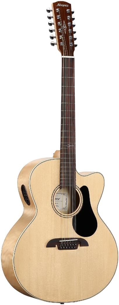 Alvarez AJ80ce 12-string Acoustic-electric Guitar - Natural