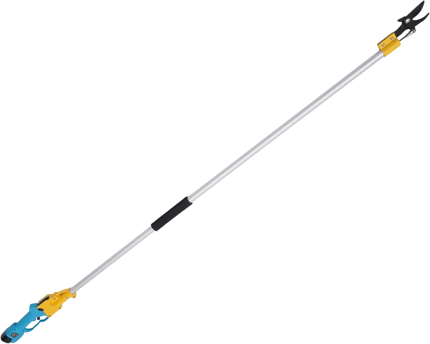 Electric Cordless Pruning Shear, Powered Pole Pruner with 2 Lithium Battery, with Pole,4-6 Hours Battery Life,Cordless Garden Tool for Trees Trimming