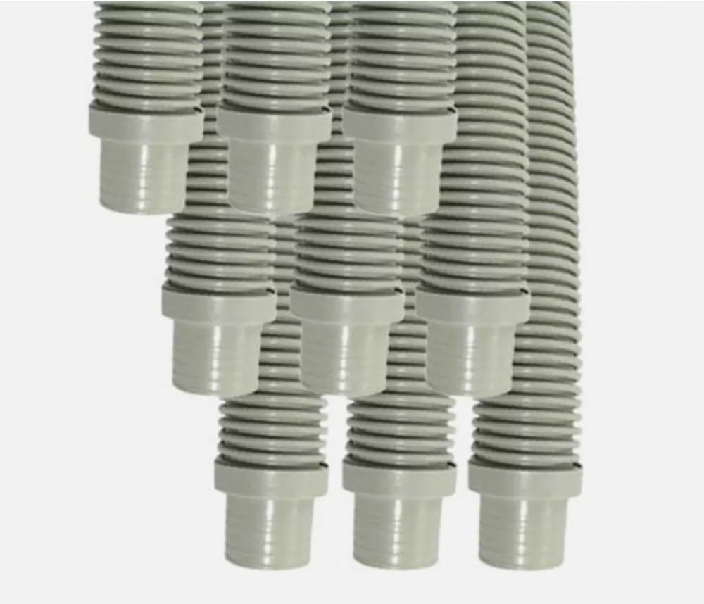 Vacuum Hose Pool 1.5in x 4ft Lt. Grey 9 pk,Replacement for Puri Tech OEM