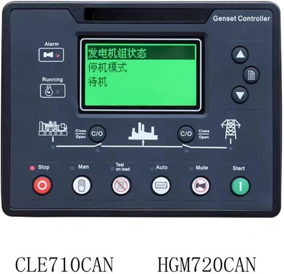 Diesel Generator Set Controller Module CLE710CAN HGM720CAN(720CAN C)