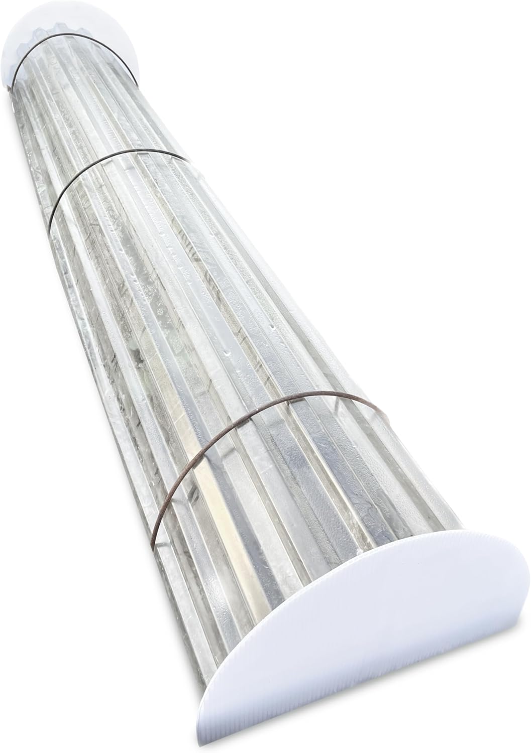 Garden Hoops Greenhouse Kit 9 Solid Steel Hoops Makes 24 Feet of Row Cover Greenhouse Hoops Add Sheet of Polycarbonate to Complete with END CAPS Hoop House Greenhouse