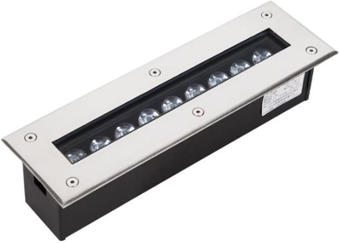 Rectangle LED Underground Light Garden Floor Light Recessed Buried Lamp IP67 Waterproof Landscape Lighting for Outdoor Stairs Yard Wall Washer AC85-265V (Red 36W)