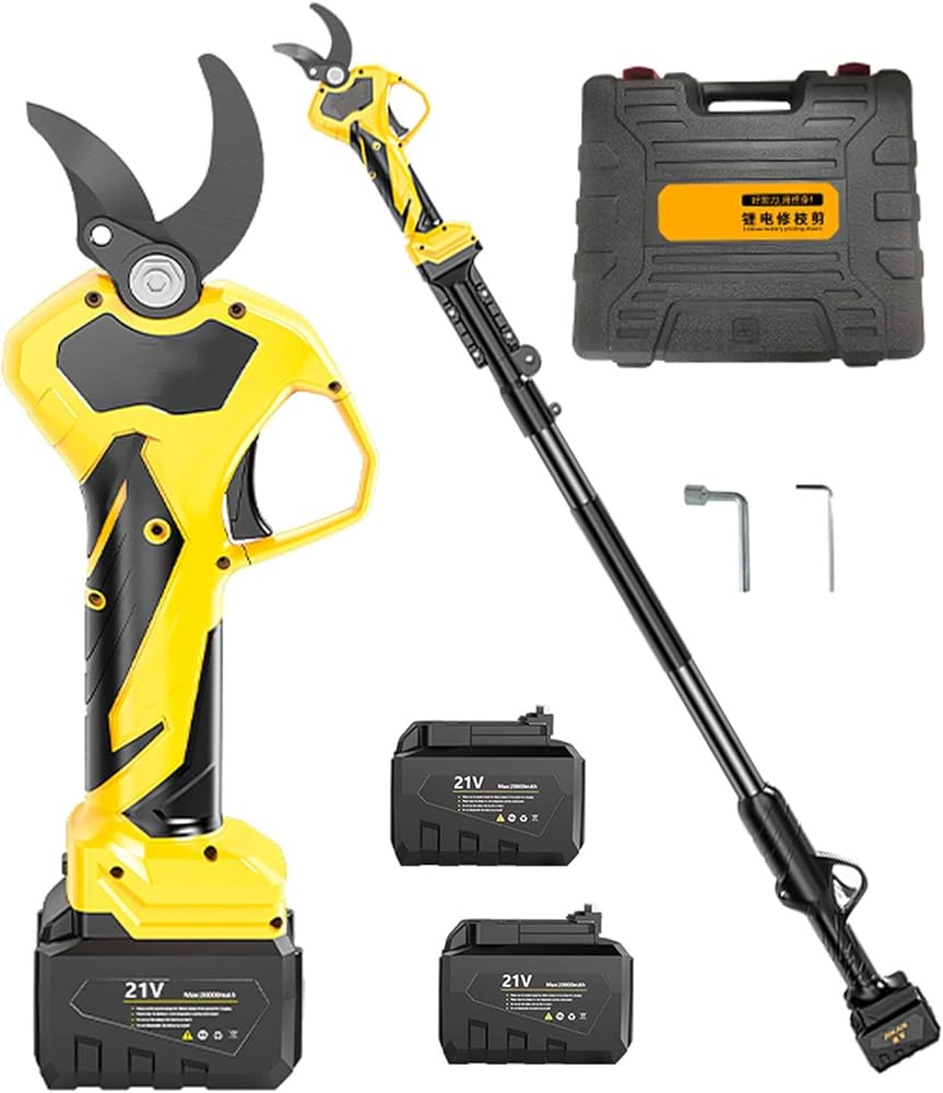 Pruning Shears for Garden Electric Secateur Pruner Cordless Professional Electric Scissors 40mm/1.56inch Branch Cutter LCD Power Display