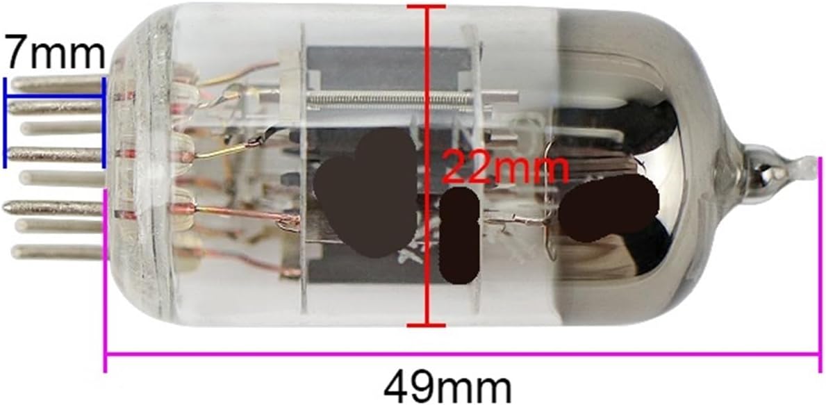 2 pcs 6N1 vacuum tube amplifier vacuum tubes to replace ECC85 6H1n tubes