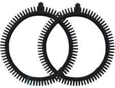 The Pool Cleaner Black Tires (2 in Package) Super Hump Front Tires Concrete Limited Edition