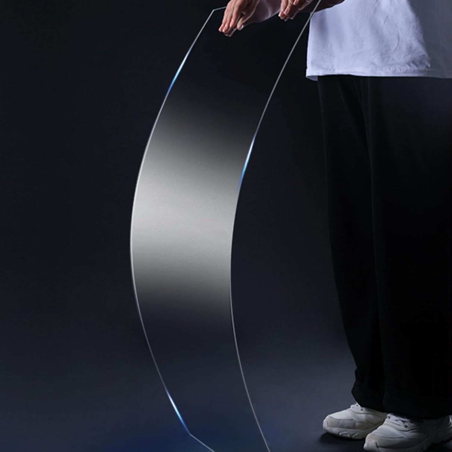 Translucent canopy roof panel, polycarbonate sheet, transparent acrylic plastic sheet, 2 millimeters, strong impact resistance, all-weather outdoor garden and greenhouse covering, customizable. ( Size