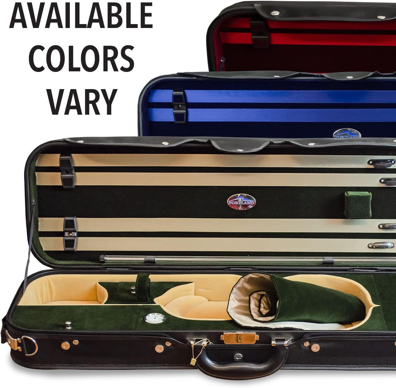 Kennedy Violins Louis Carpini G2 Violin Outfit CLEARANCE Carrying Case and Accessories Included - Solid Maple Wood and Ebony Fittings (1/8)