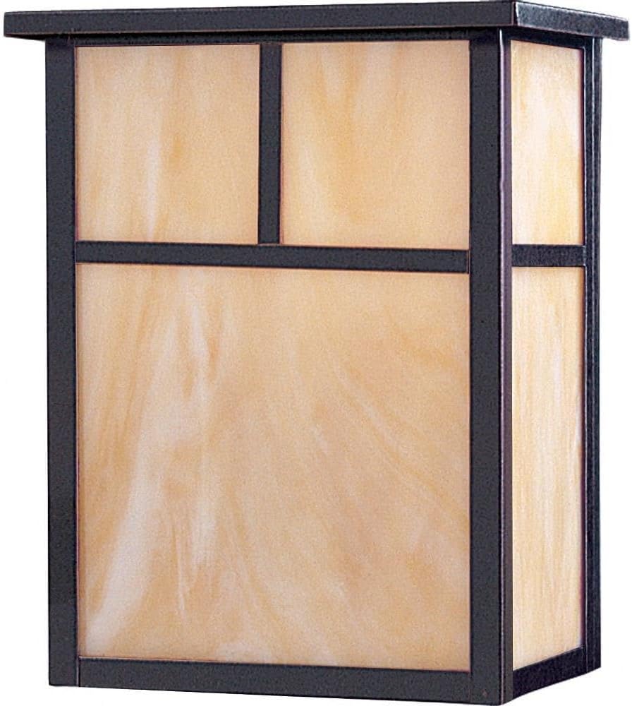 Maxim Coldwater Two Light Outdoor Wall Lantern with Burnished Finish