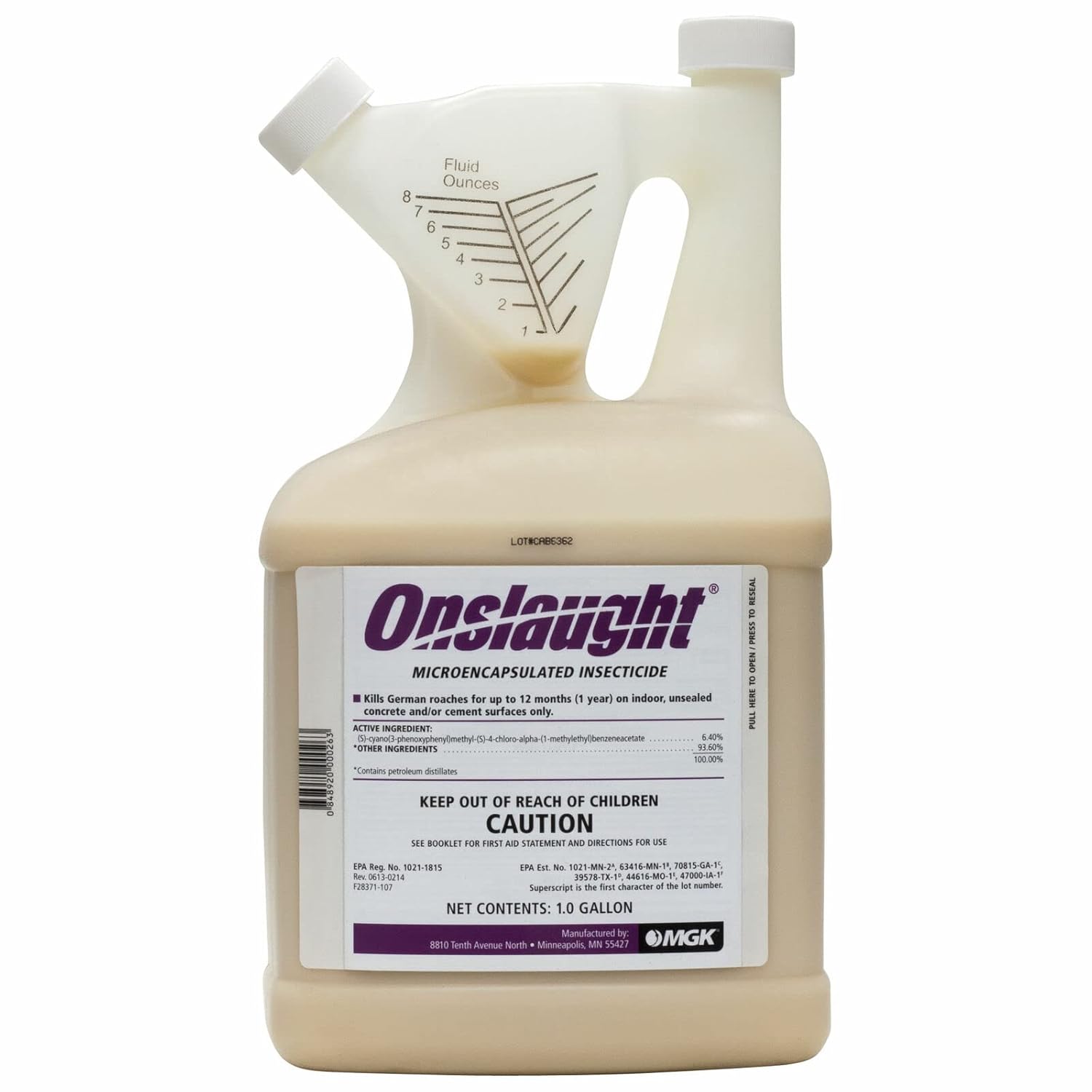 MGK Onslaught Micro Encapsulated Insecticide - one Gallon (128 oz.)